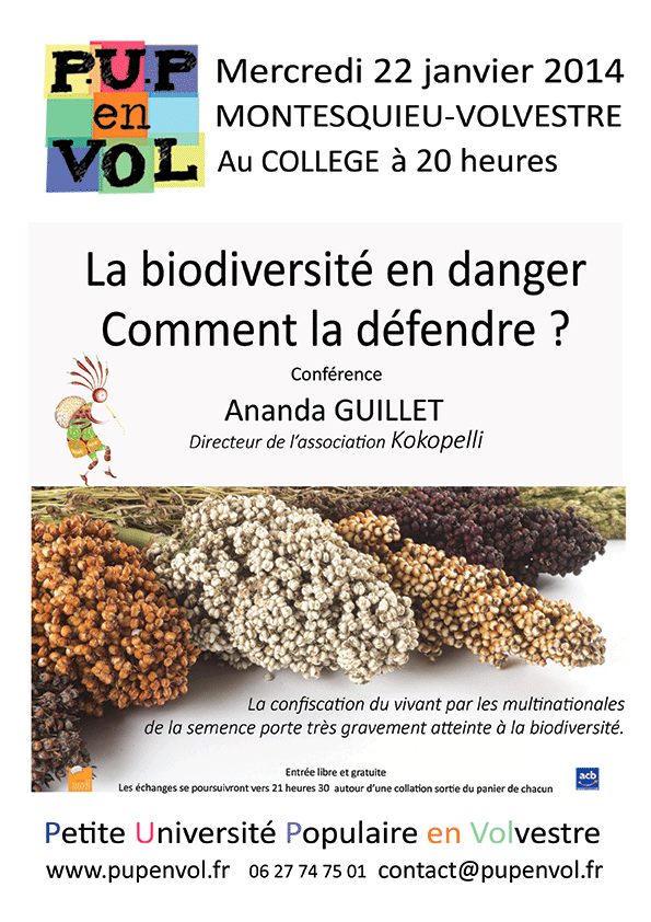 PUPenVOL - La biodiversité en danger. Comment la défendre ? La biodiversité en danger. Comment la défendre ?