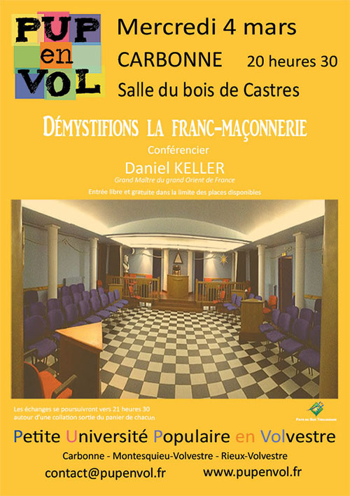 PUPenVOL - Démystifions la franc-maçonnerie Démystifions la franc-maçonnerie