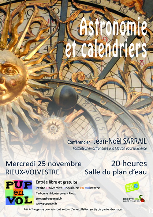 PUPenVOL - Astronomie et calendriers Astronomie et calendriers