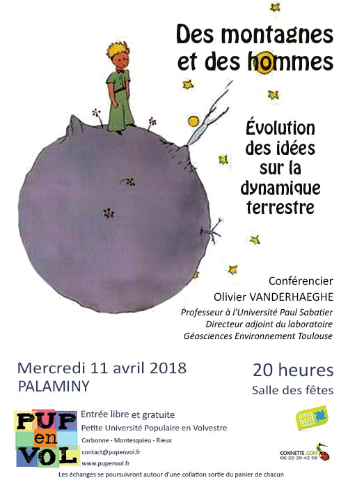 PUPenVOL - Des montagnes et des hommes. Evolution des idées sur la dynamique terrestre Des montagnes et des hommes. Evolution des idées sur la dynamique terrestre