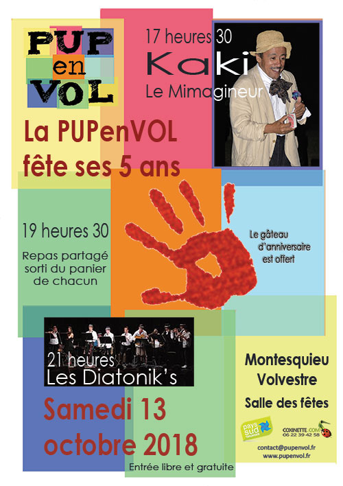 PUPenVOL - La PUPenVOL fête ses 5 ans La PUPenVOL fête ses 5 ans
