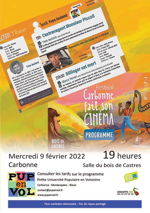 Soirée Michel Piccoli avec Ciné-Carbonne