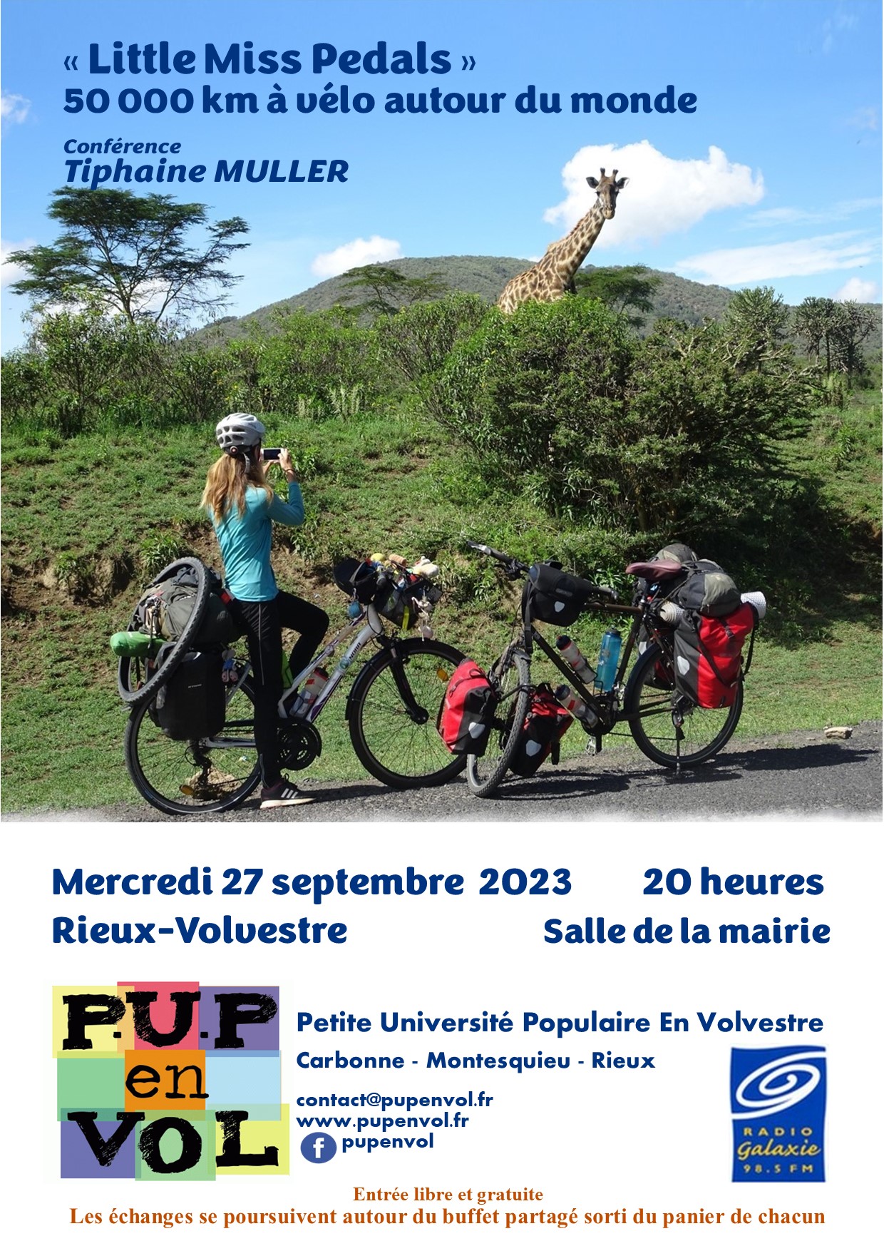 PUPenVOL - « Little Miss Pedals » – 50 000 km à vélo autour du monde « Little Miss Pedals » – 50 000 km à vélo autour du monde