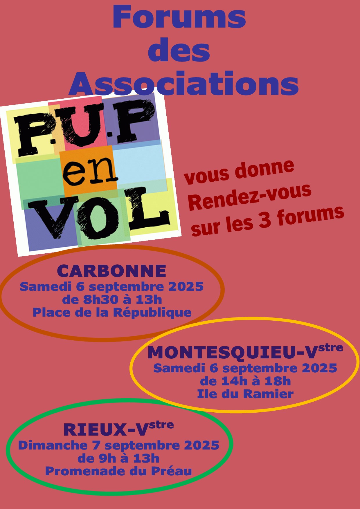 PUPenVOL - Forum des associations Forum des associations